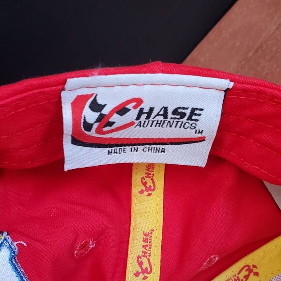 Oreo Ritz Dale Jr #81 Red and Yellow Baseball Cap Hat Flames - Picture 4 of 4